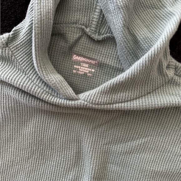 18 Months Girl Matching set Hoodie and Pants Thermal Green and Black - Picture 2 of 3